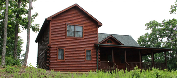 Professional Log Home Borate Application  Tallapoosa County, Alabama