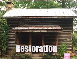 Historic Log Cabin Restoration  Tallapoosa County, Alabama